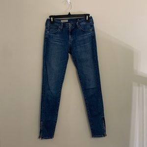 Adriano Goldschmied zip-up legging ankle jeans